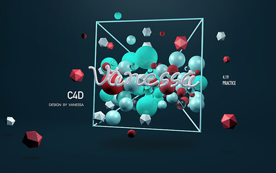 C4D练习作品《Thundergirl》——原创工业设计风格海报创作全记录